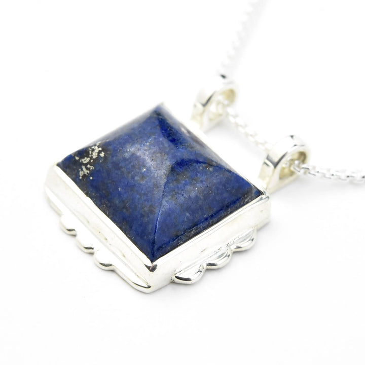 Lapis Lazuli Necklace in Sterling Silver