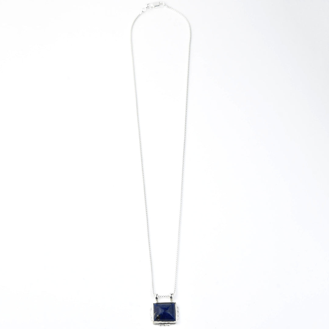 Lapis Lazuli Necklace in Sterling Silver