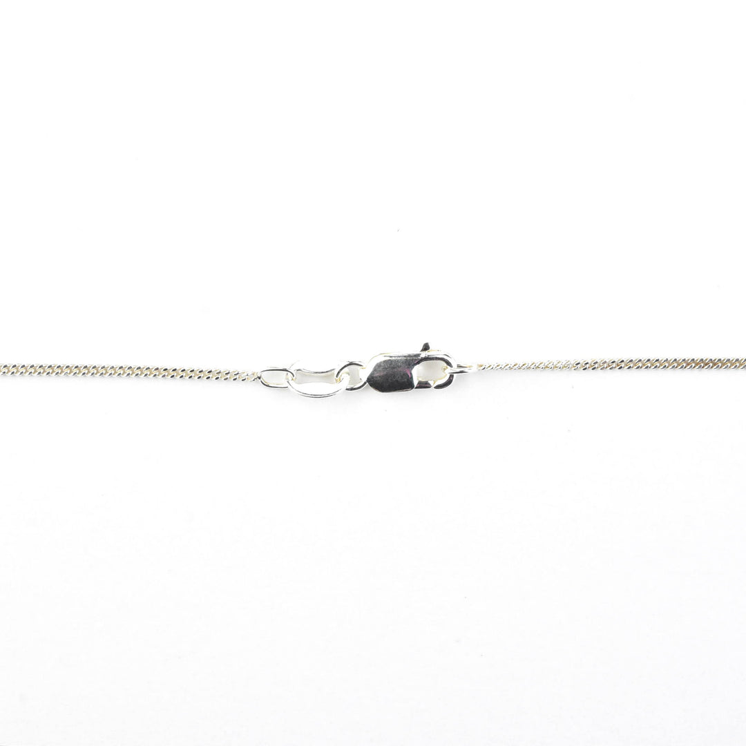 Oval Ocean Jasper Necklace in Sterling Silver - Goldmakers Fine Jewelry