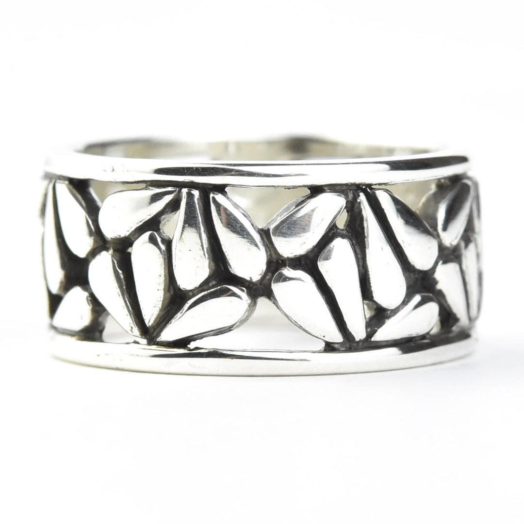 Origami Ring in Sterling Silver