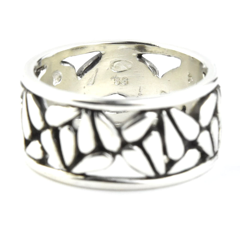 Origami Ring in Sterling Silver