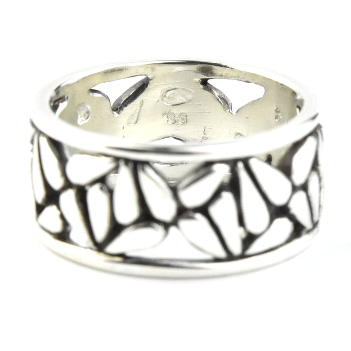 Origami Ring in Sterling Silver