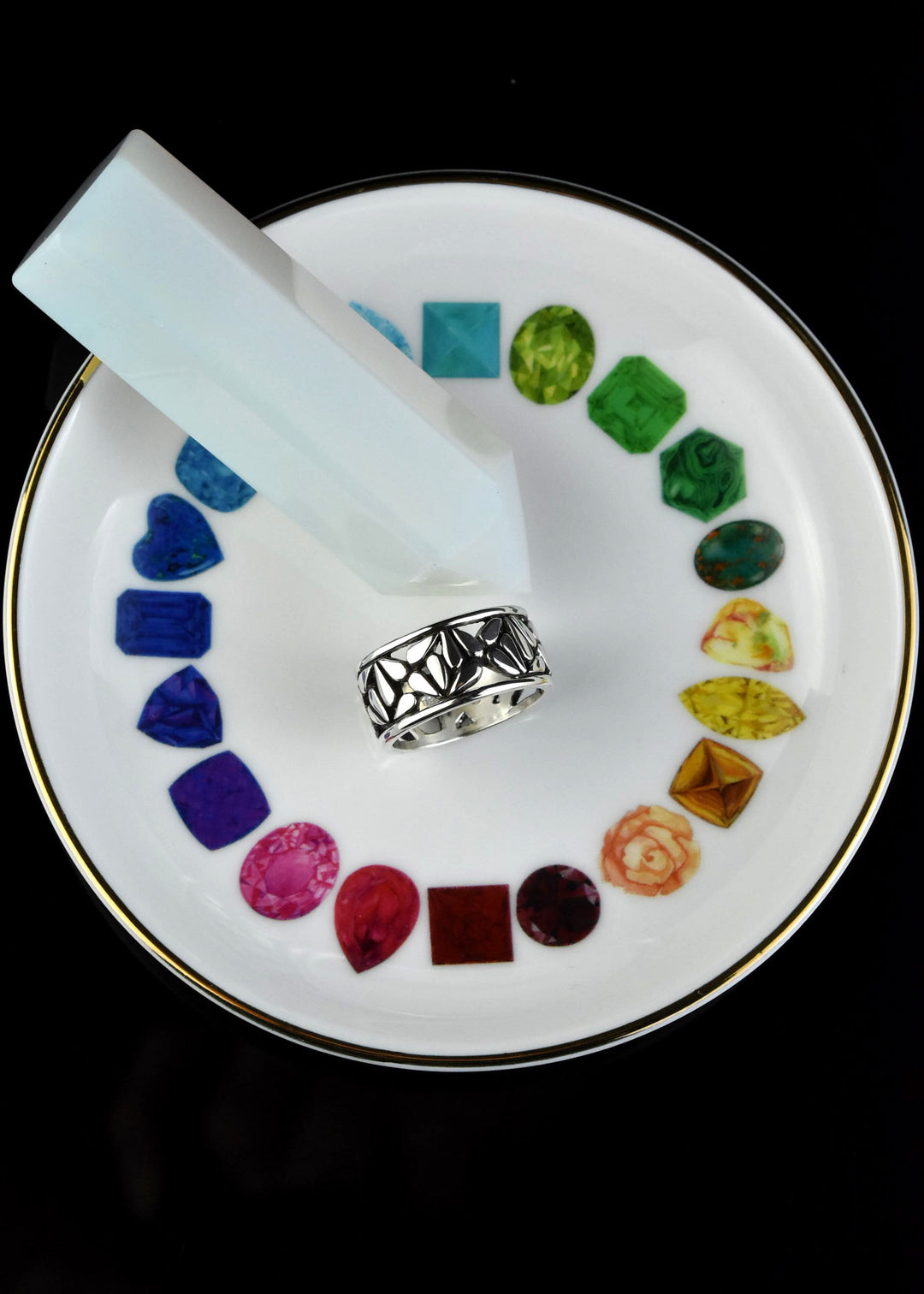 Origami Ring in Sterling Silver