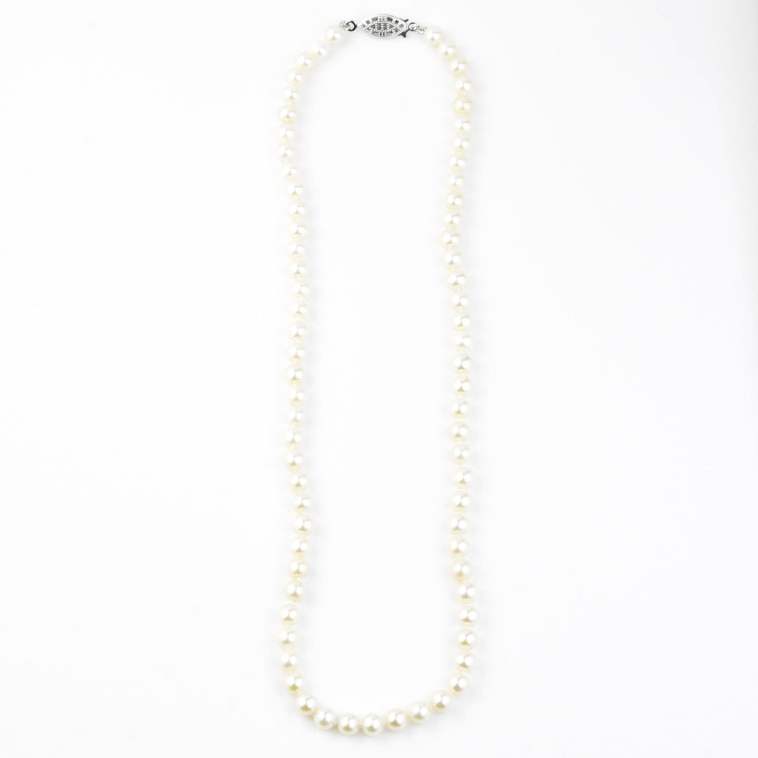 Pearl Strand with Sterling Silver Clasp - Goldmakers Fine Jewelry