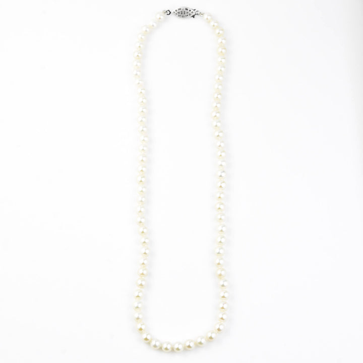 Pearl Strand with Sterling Silver Clasp - Goldmakers Fine Jewelry