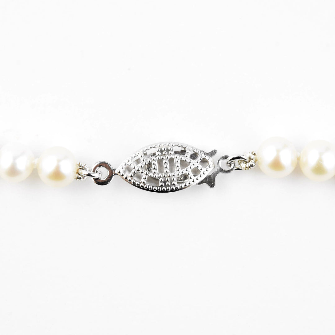 Pearl Strand with Sterling Silver Clasp - Goldmakers Fine Jewelry