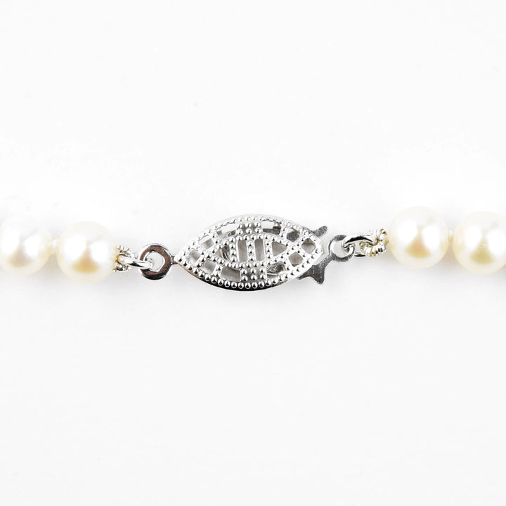 Pearl Strand with Sterling Silver Clasp - Goldmakers Fine Jewelry