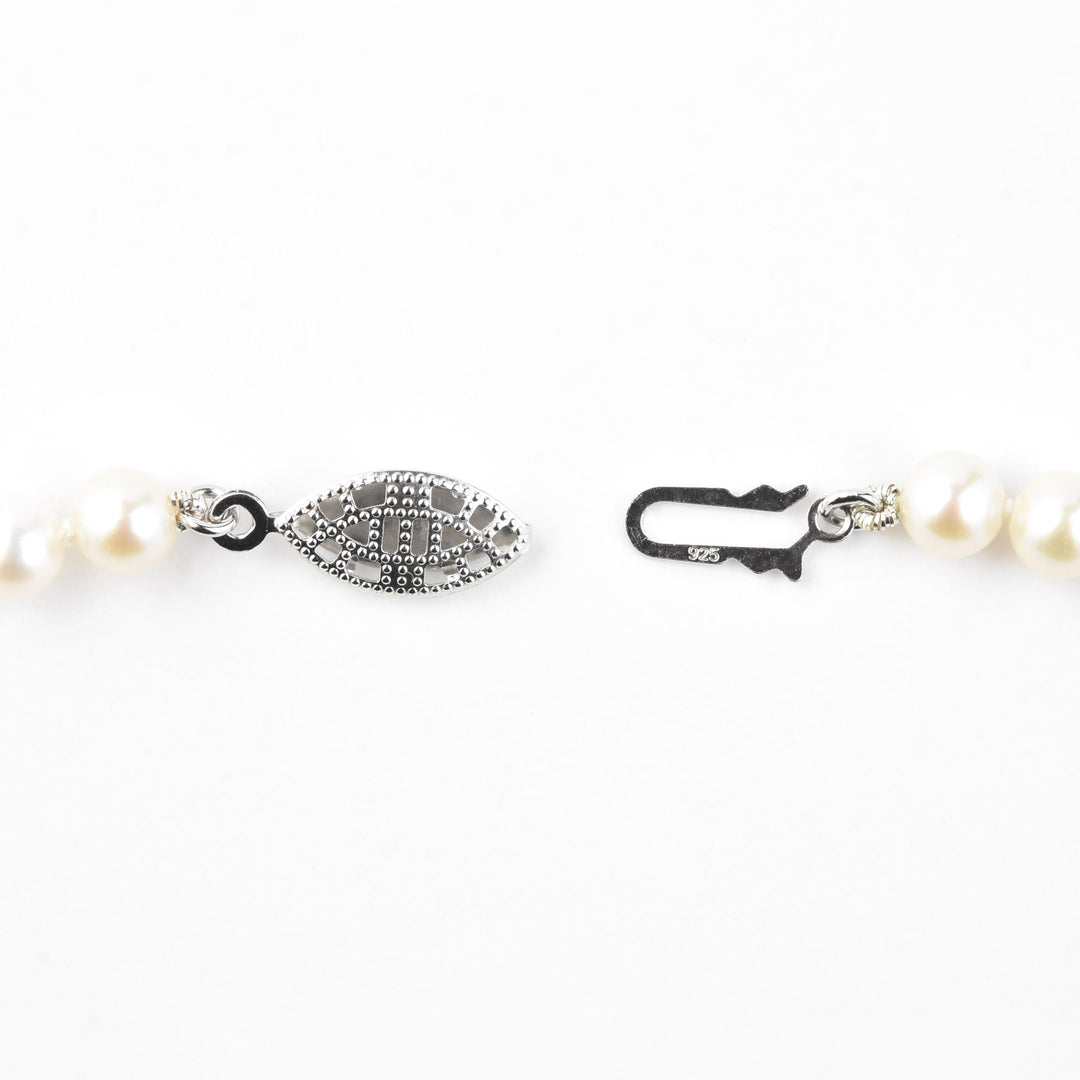 Pearl Strand with Sterling Silver Clasp - Goldmakers Fine Jewelry