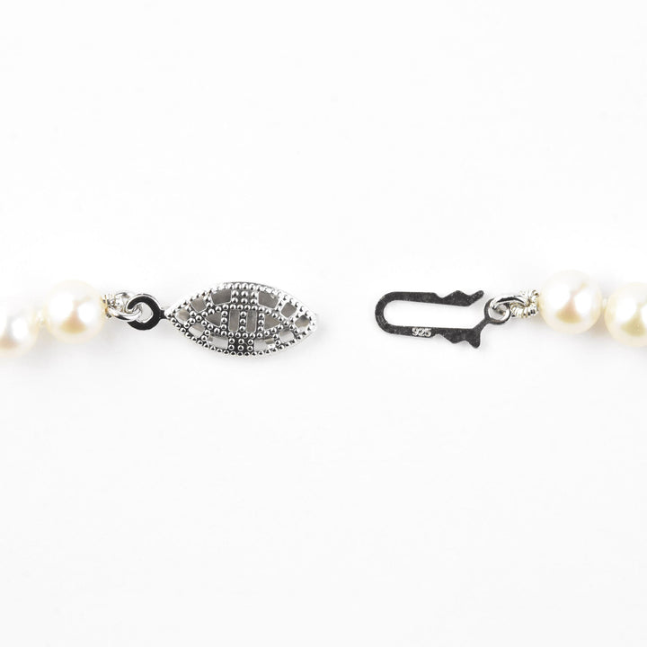 Pearl Strand with Sterling Silver Clasp - Goldmakers Fine Jewelry