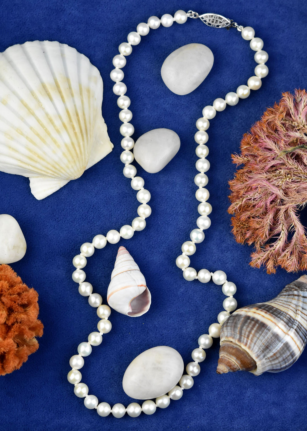 Pearl Strand with Sterling Silver Clasp - Goldmakers Fine Jewelry