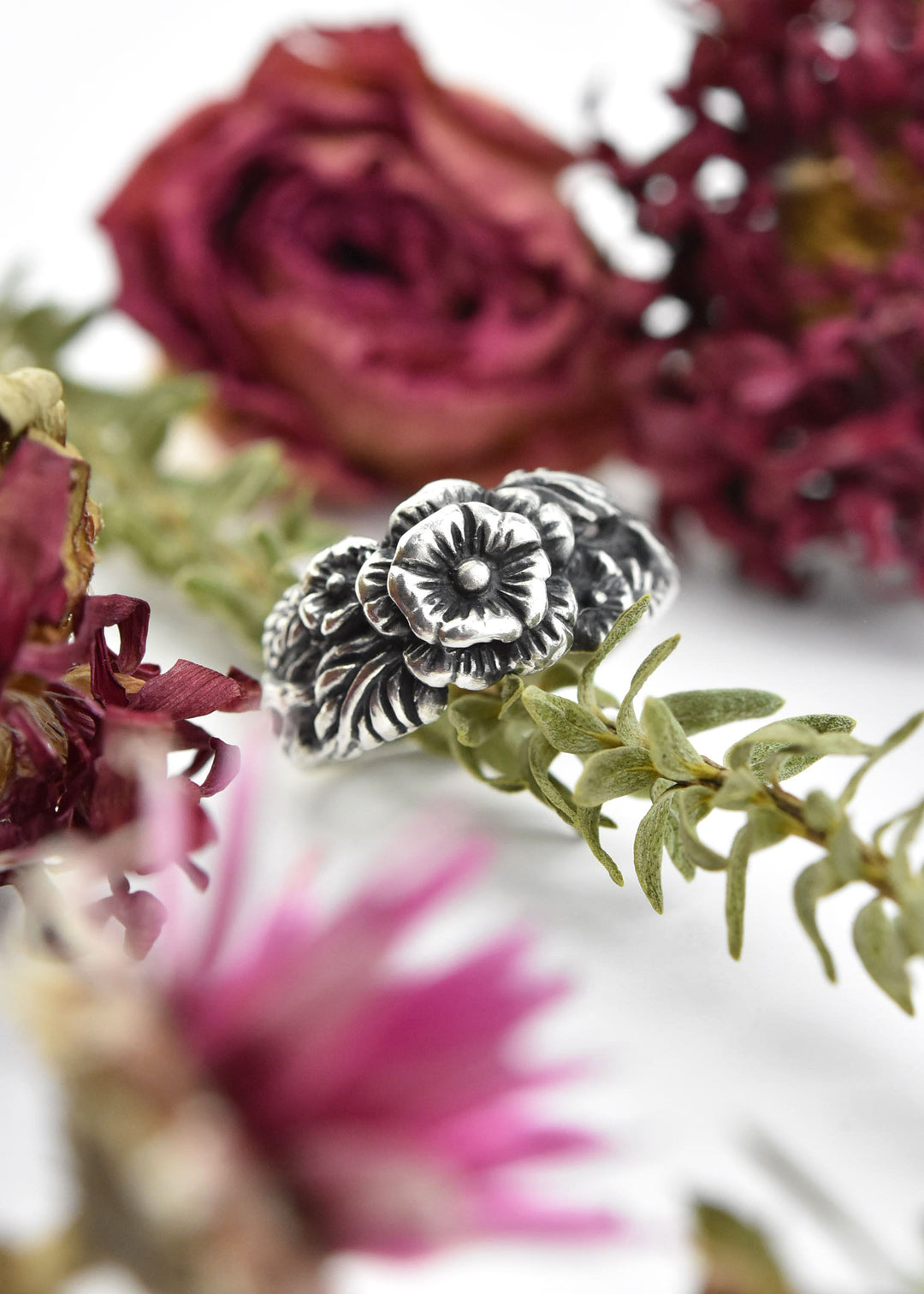 Bloom Ring in Silver