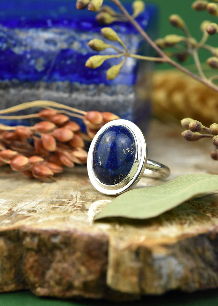 Lapis Lazuli Ring in Sterling Silver