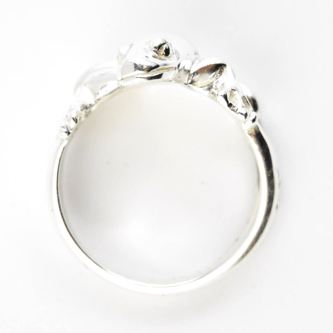 Smooth Frog Ring in Sterling Silver