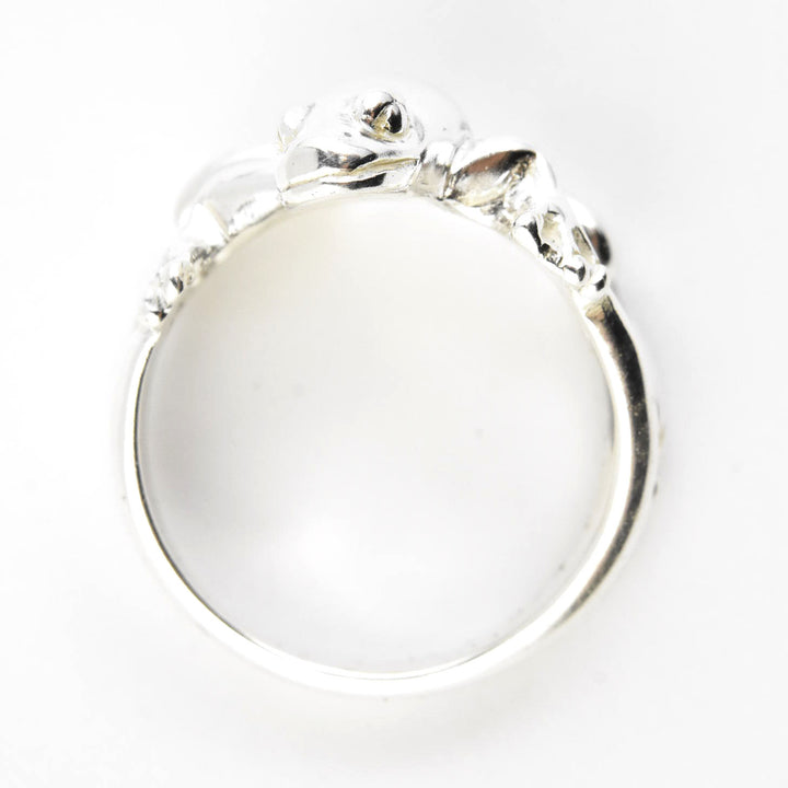 Smooth Frog Ring in Sterling Silver