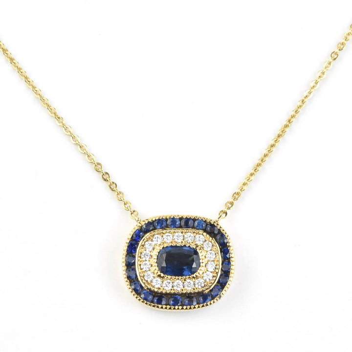 The Sabrina: Sapphire & Diamond Necklace