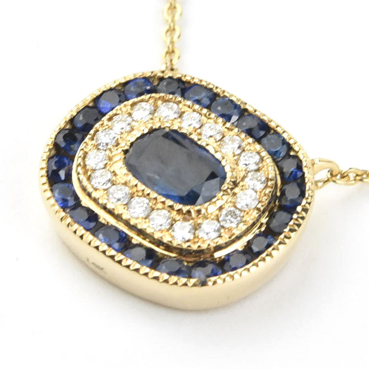 The Sabrina: Sapphire & Diamond Necklace