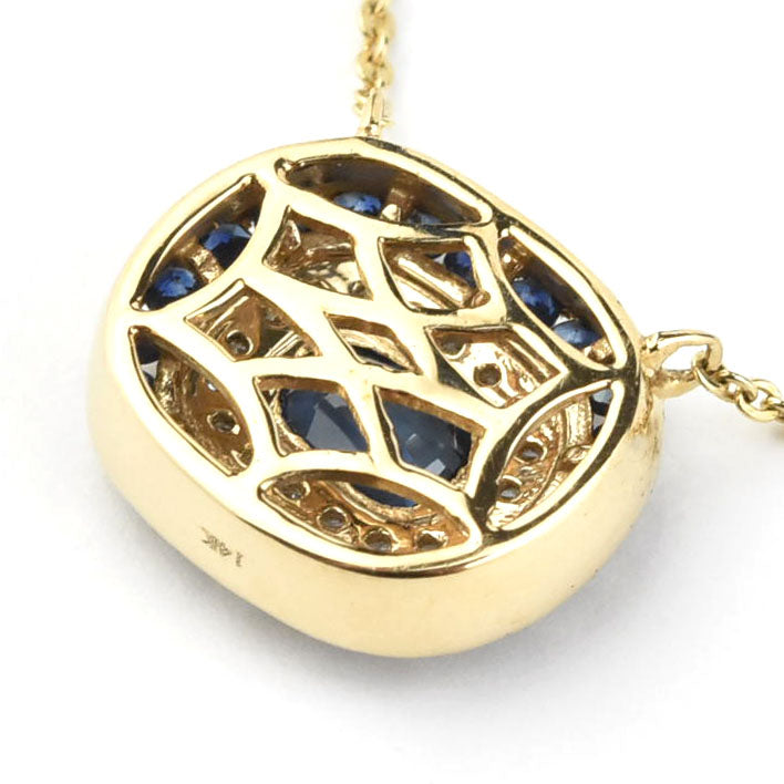The Sabrina: Sapphire & Diamond Necklace