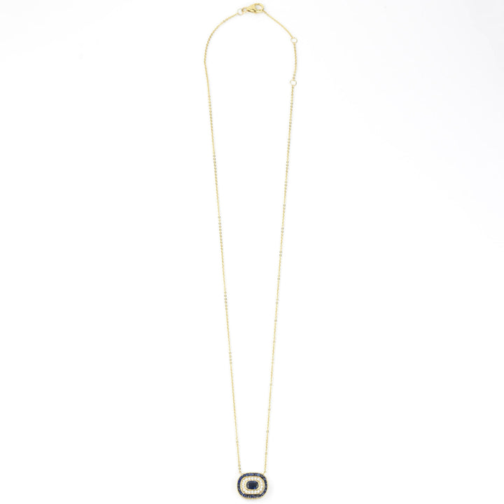The Sabrina: Sapphire & Diamond Necklace