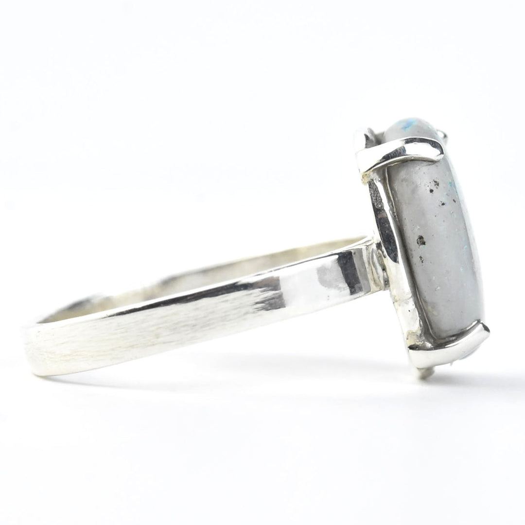 Mintabie Opal Ring in Silver