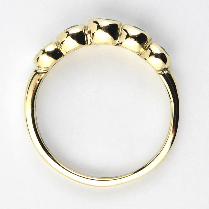 Sapphire Bubble Band in 14k Gold - Goldmakers Fine Jewelry
