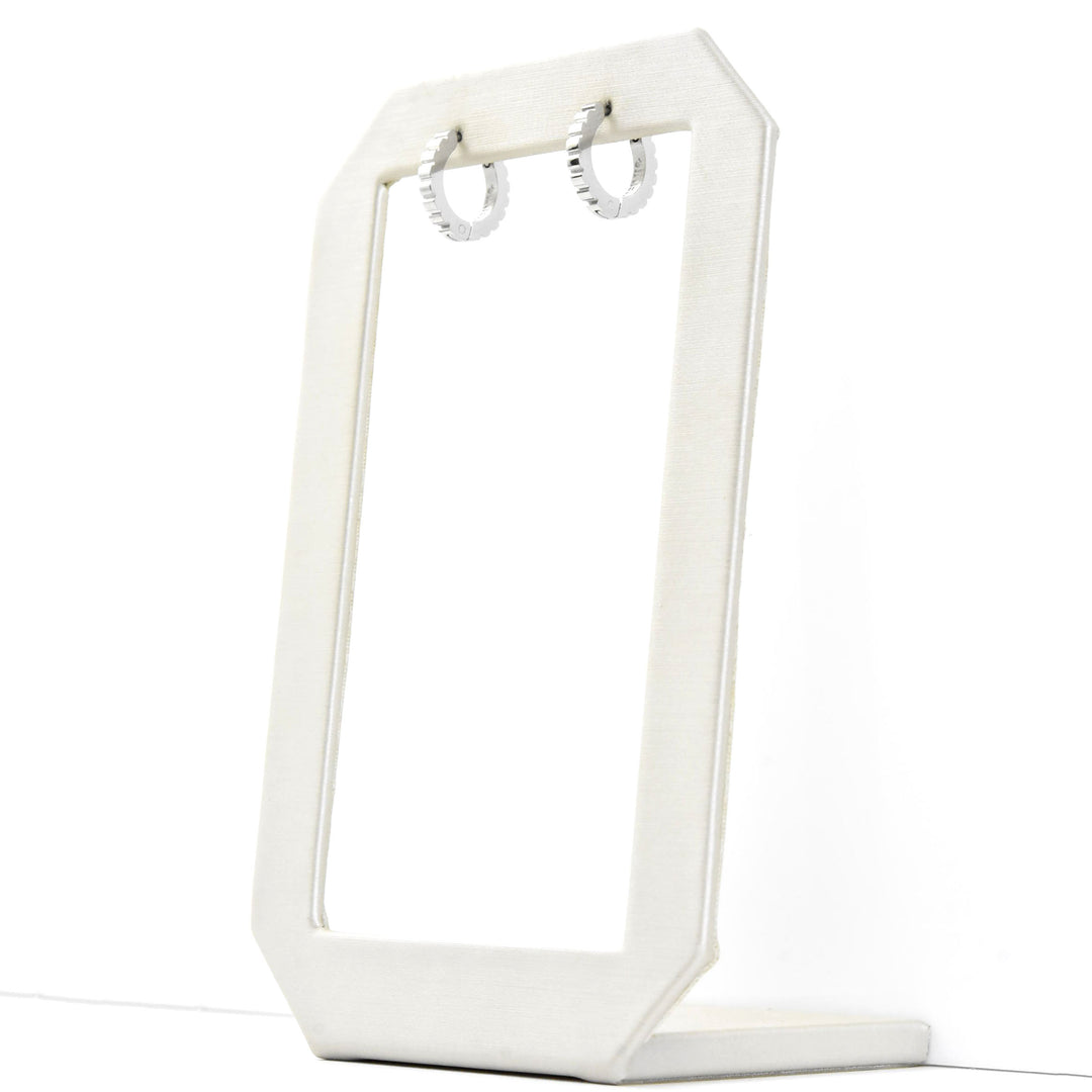 Scalloped Huggie Hoops - Goldmakers Fine Jewelry