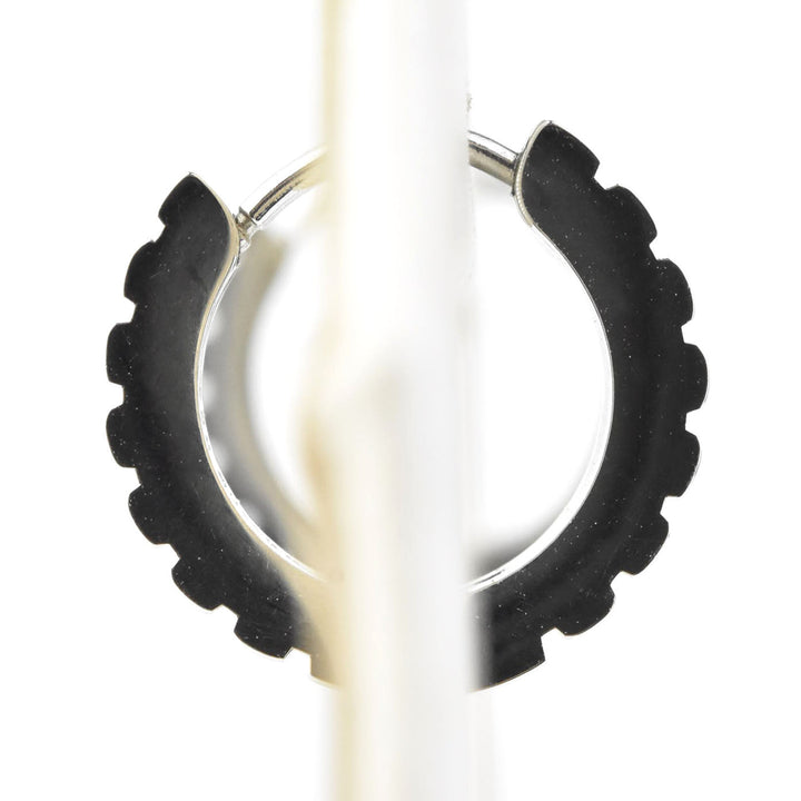 Scalloped Huggie Hoops - Goldmakers Fine Jewelry