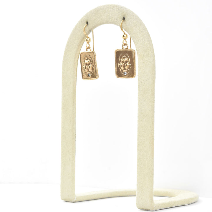 Egyptian Scarab Earrings