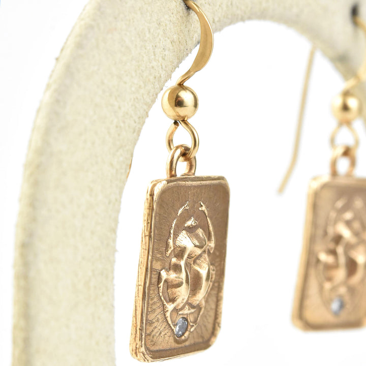 Egyptian Scarab Earrings