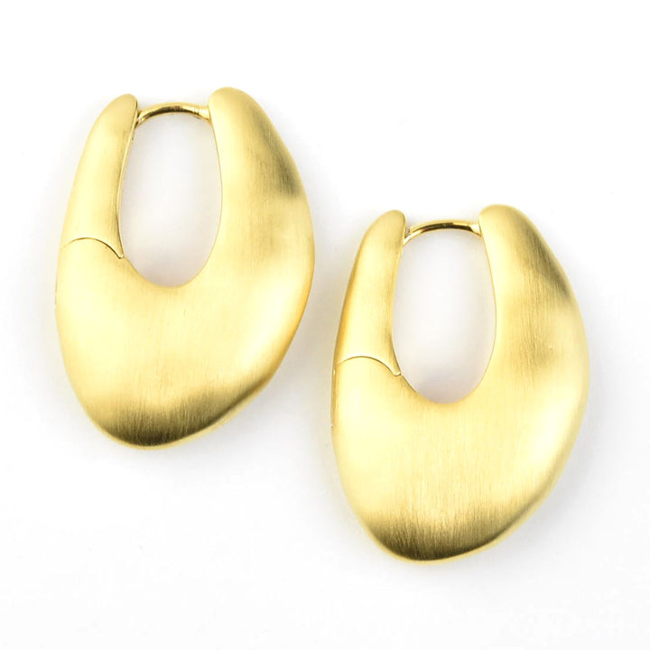 Serra Hinged Hoops - Goldmakers Fine Jewelry