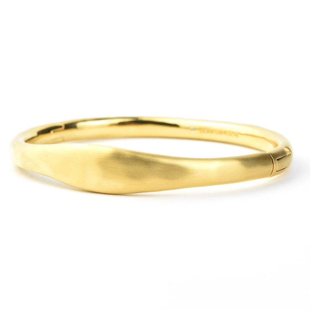 Serra Hinged Bangle - Goldmakers Fine Jewelry