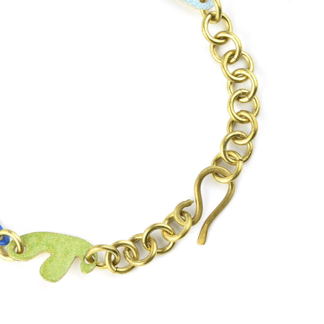 Shapes in a Line Bracelet in Mixed Colors