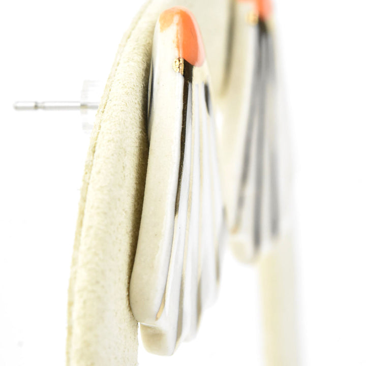 Shuttlecock Studs - Goldmakers Fine Jewelry