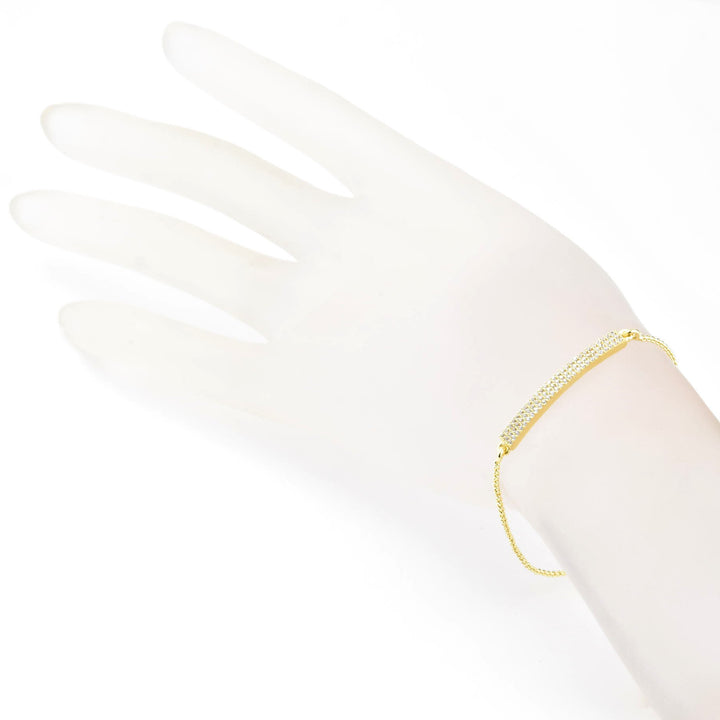 Signature Pave Bracelet - Goldmakers Fine Jewelry