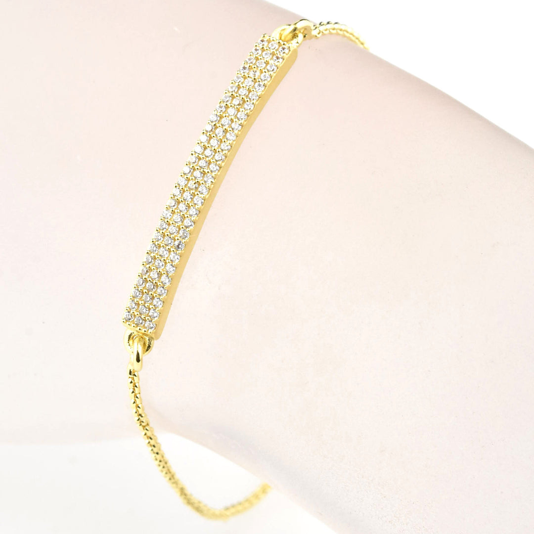Signature Pave Bracelet - Goldmakers Fine Jewelry