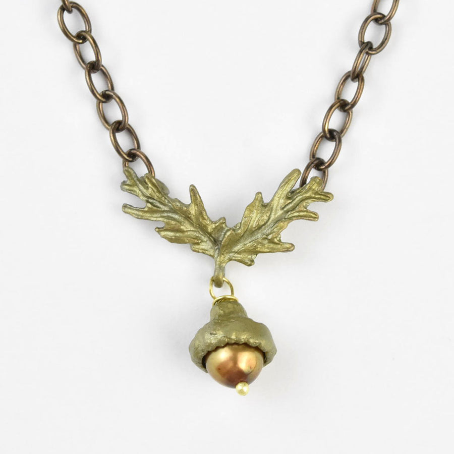 Acorn Necklace - Goldmakers Fine Jewelry