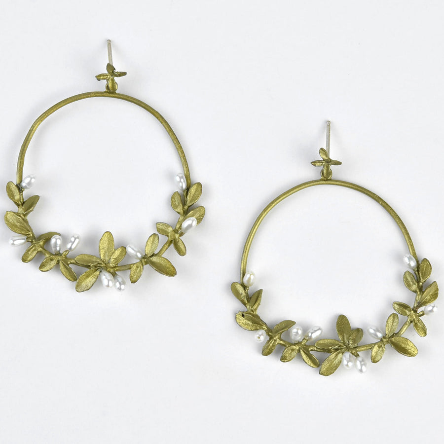 Flowering Thyme Statement Earrings - Goldmakers Fine Jewelry