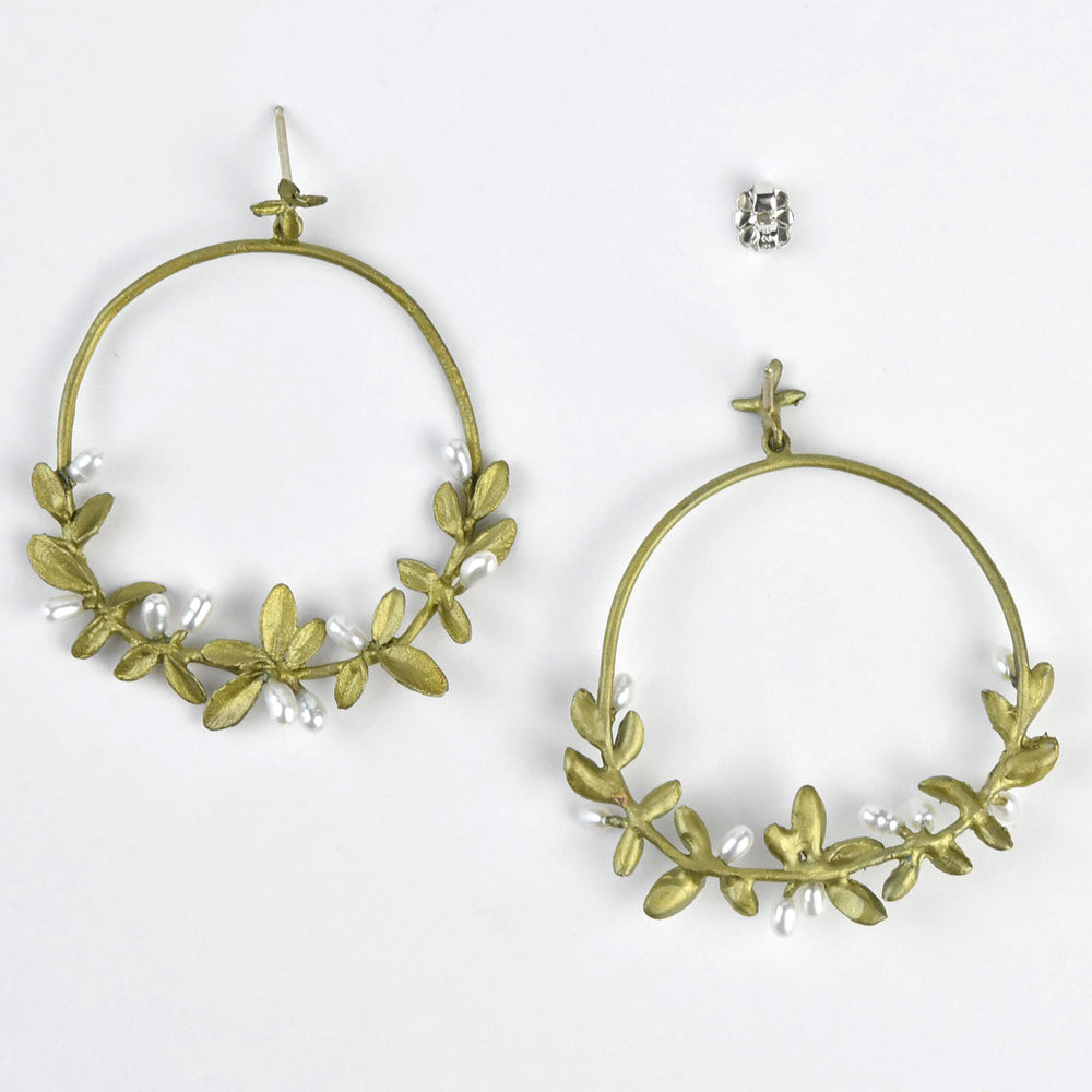 Flowering Thyme Statement Earrings - Goldmakers Fine Jewelry