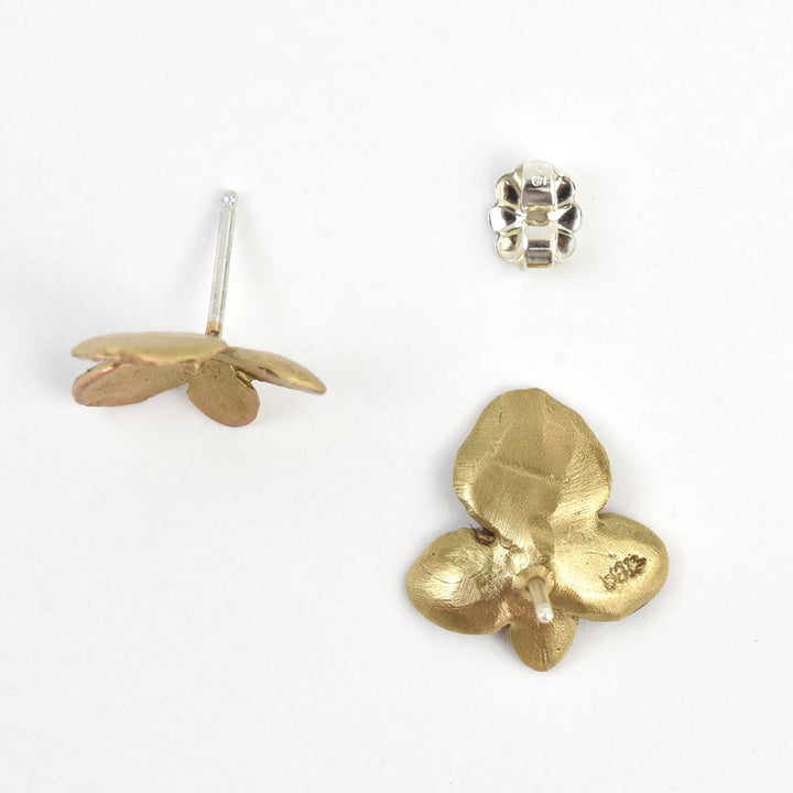 Hydrangea Post Earrings - Goldmakers Fine Jewelry