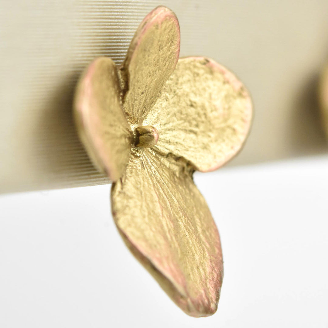 Hydrangea Post Earrings - Goldmakers Fine Jewelry
