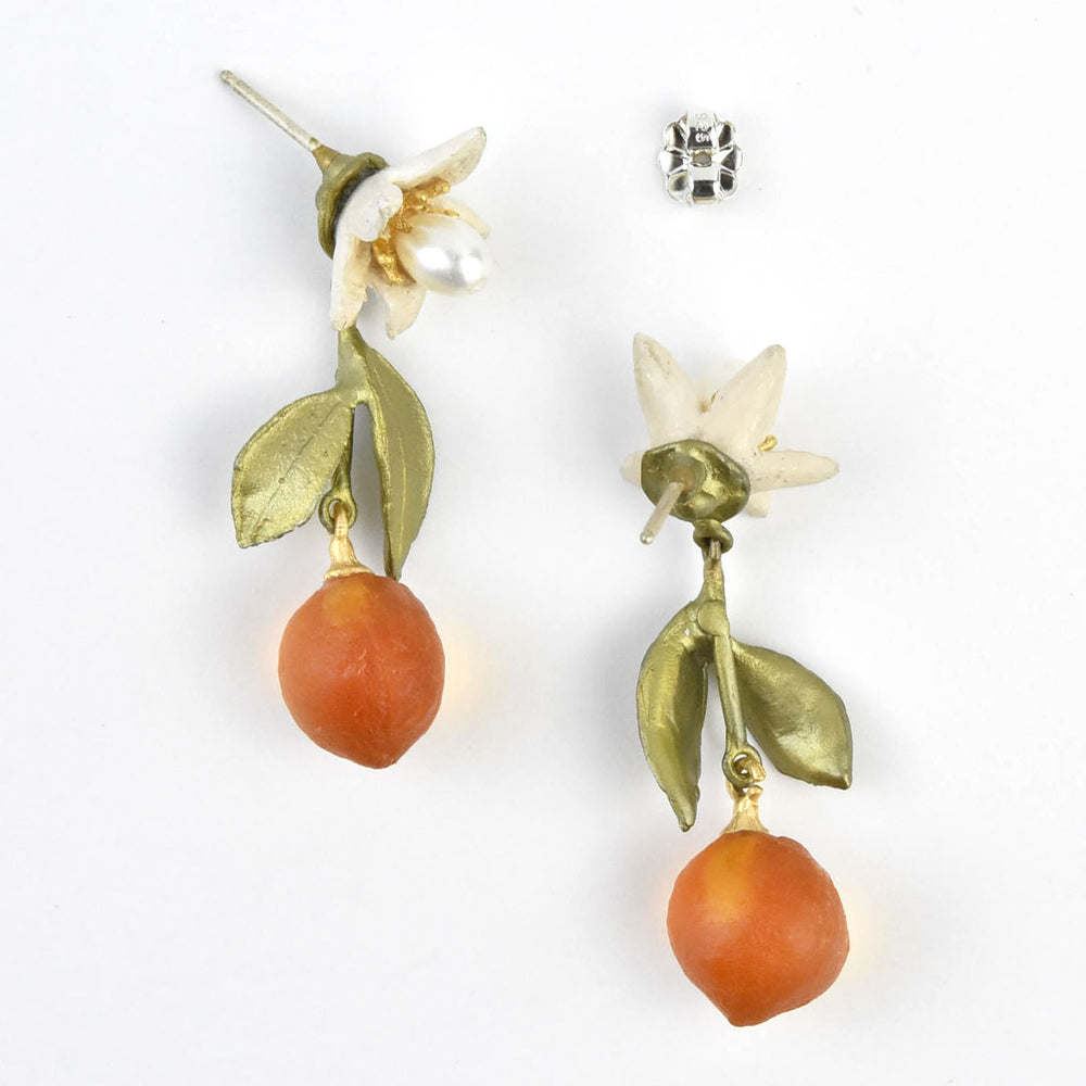 Orange Blossom Earrings - Goldmakers Fine Jewelry