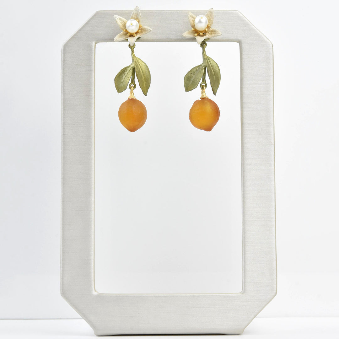 Orange Blossom Earrings - Goldmakers Fine Jewelry