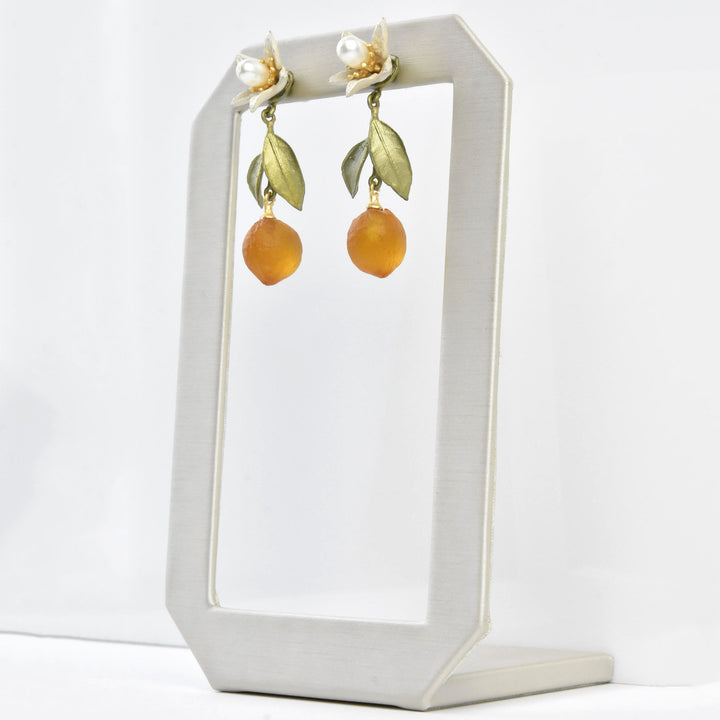 Orange Blossom Earrings - Goldmakers Fine Jewelry