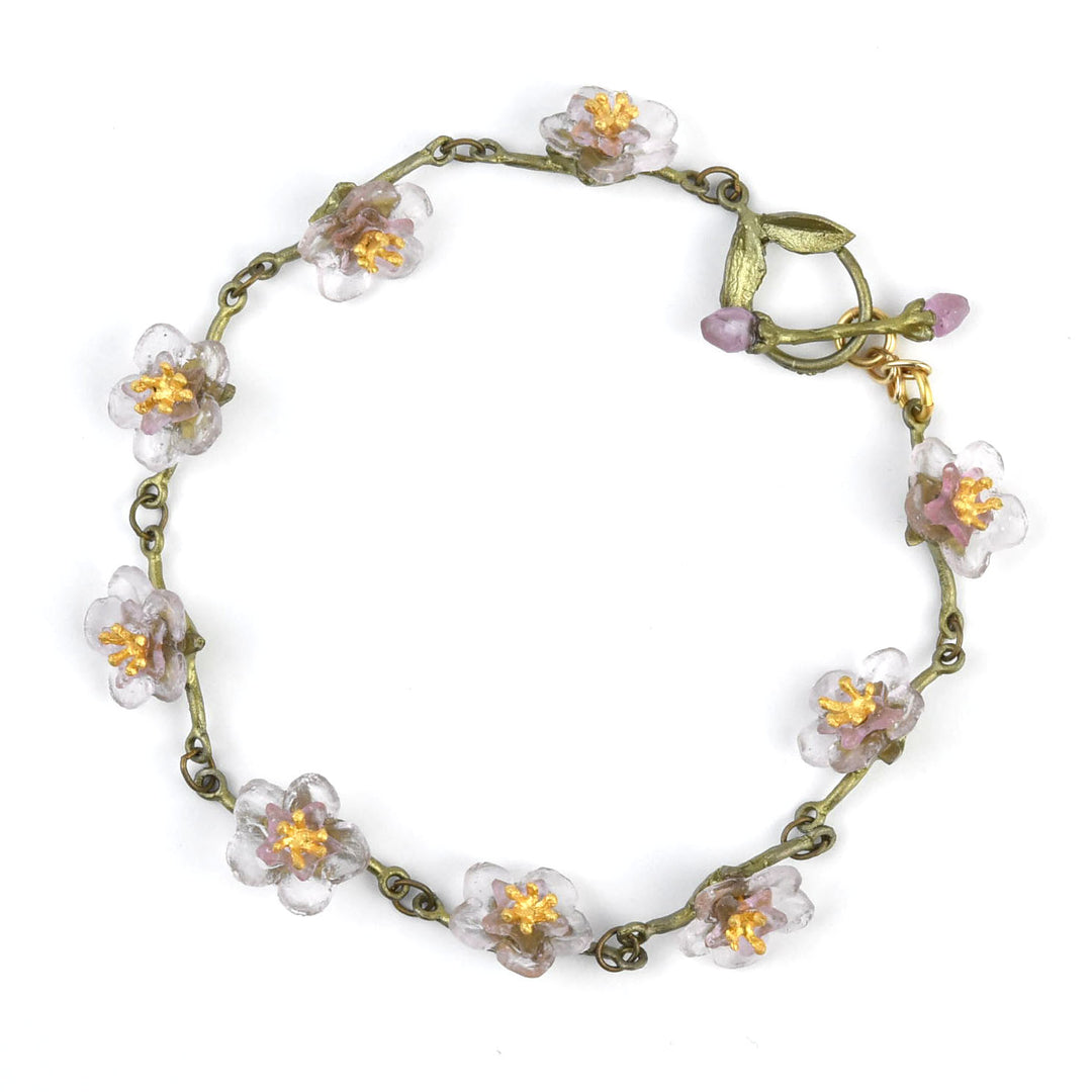 Peach Blossom Bracelet - Goldmakers Fine Jewelry