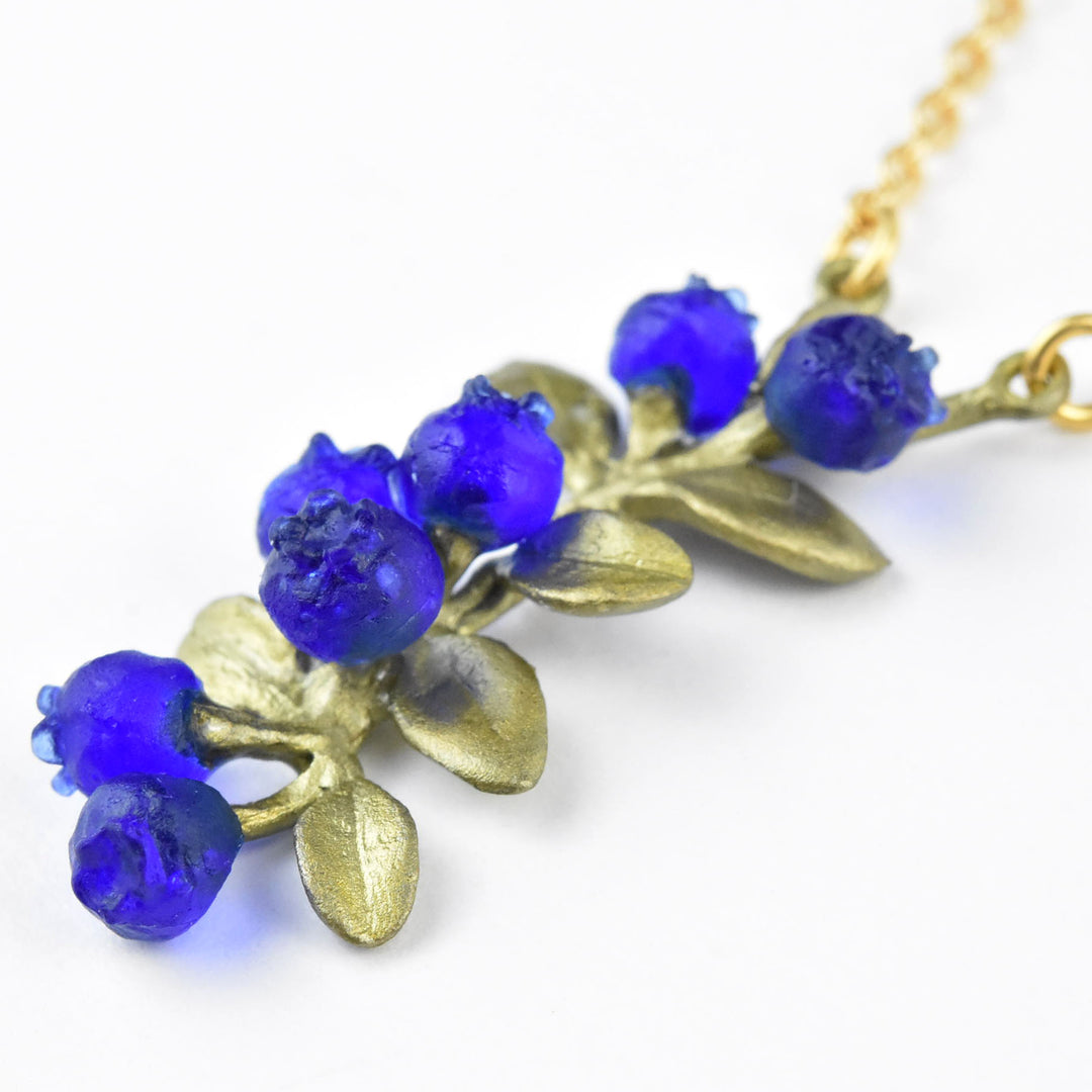 Petite Blueberry Pendant - Goldmakers Fine Jewelry