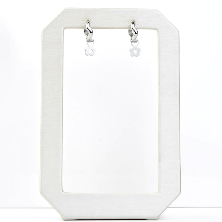 Mini Flower Huggie Hoop Charms - Goldmakers Fine Jewelry