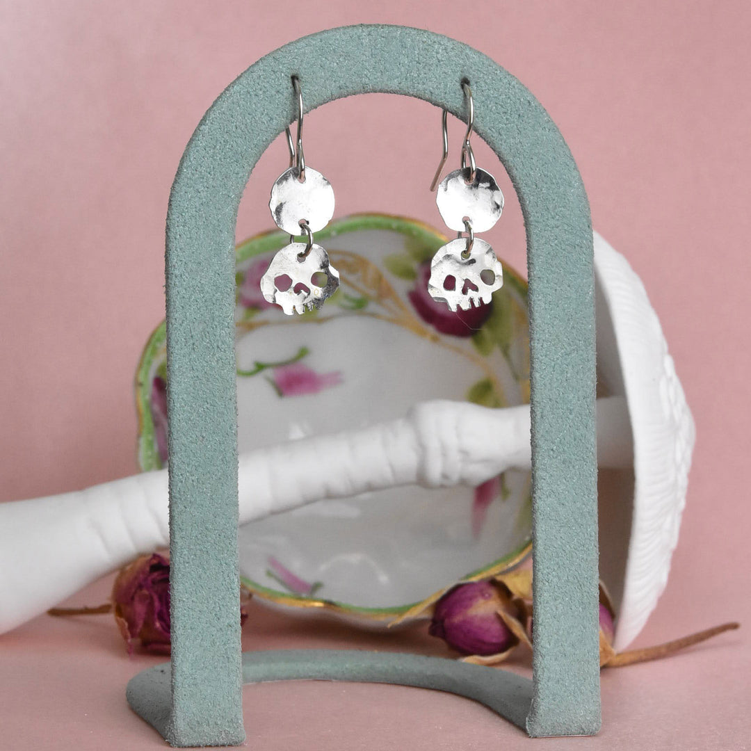 Skull Drop Earrings