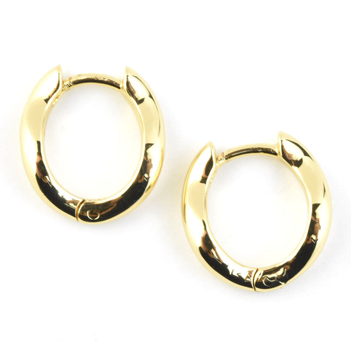 Small Rowan Hoop Earrings - Goldmakers Fine Jewelry