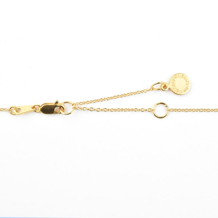 Small Winter Botanical Necklace, Purple Petals - Goldmakers Fine Jewelry