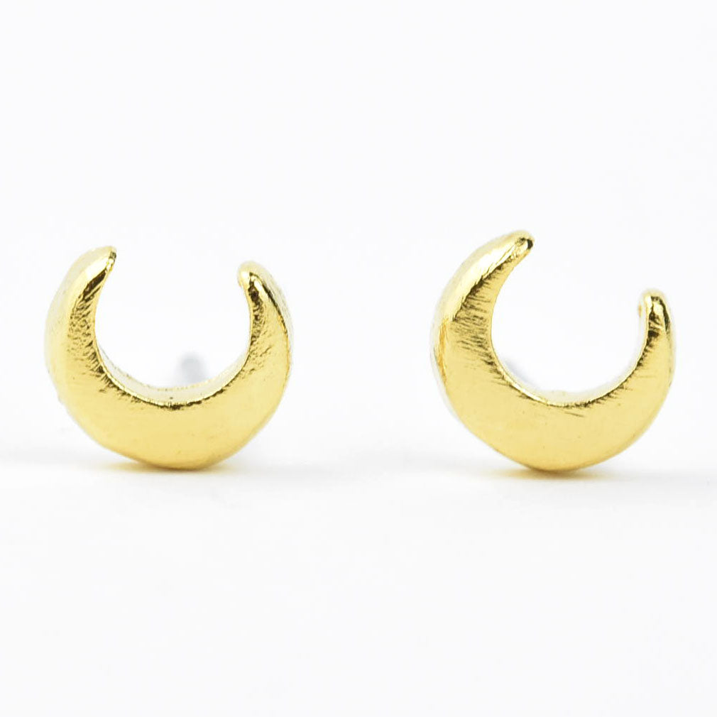 Small Crescent Studs