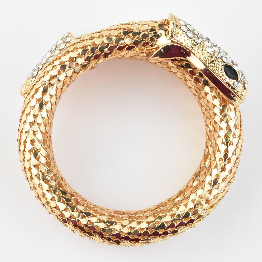 Serpent Wrap-Around Bracelet - Goldmakers Fine Jewelry